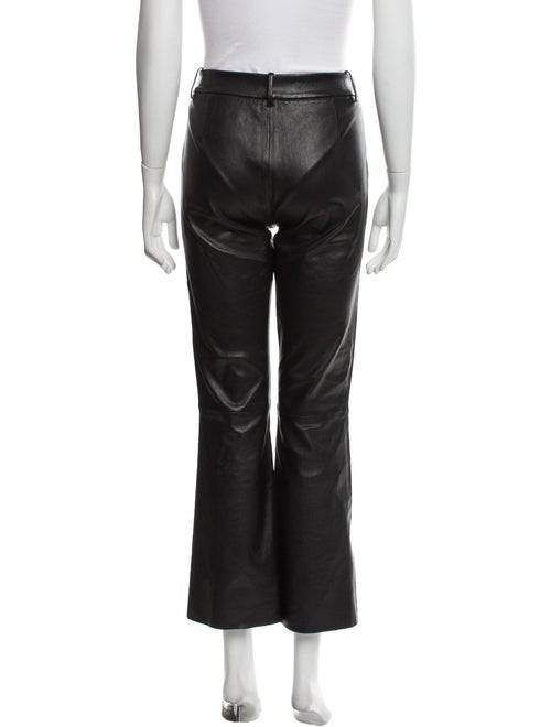 Helmut Lang Lamb Leather Wide Leg Pants