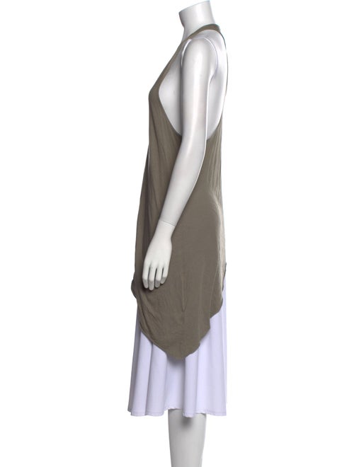 Helmut Lang Scoop Neck Sleeveless Tunic