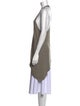 Helmut Lang Scoop Neck Sleeveless Tunic