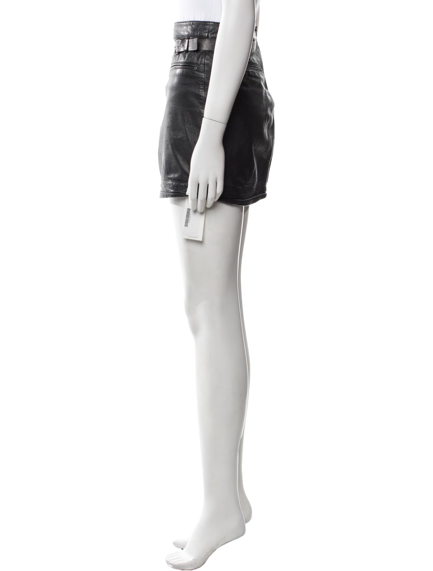 Helmut Lang Leather Mini Skirt