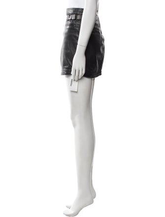 Helmut Lang Leather Mini Skirt