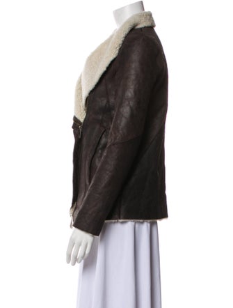 Helmut Lang Shearling Fur Jacket