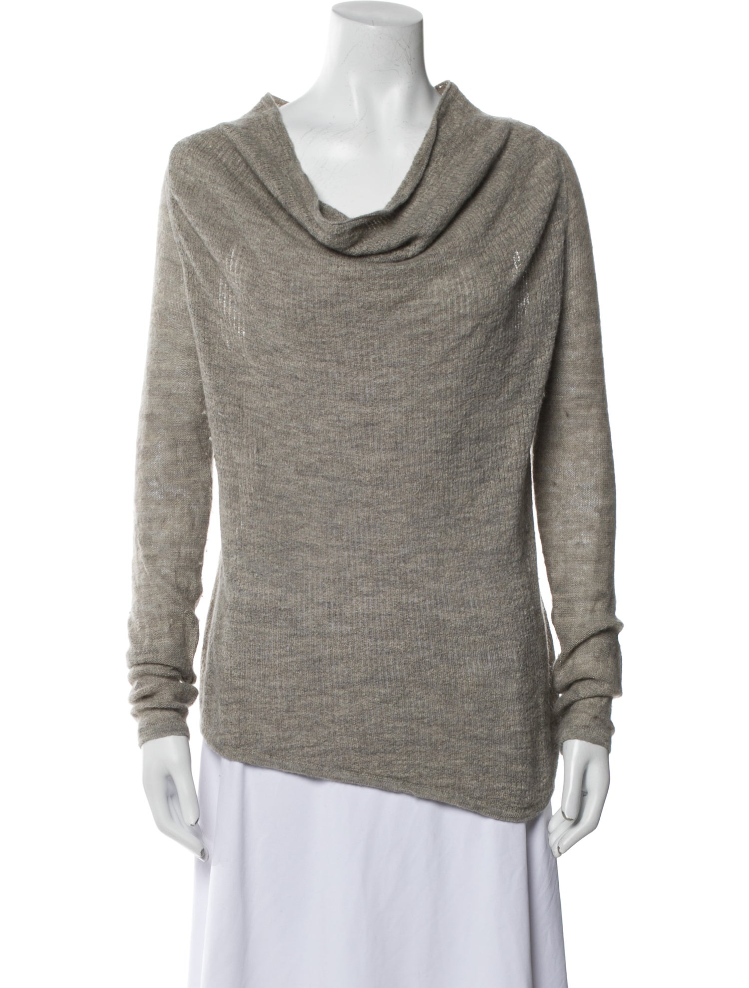 Helmut Lang Alpaca Cowl Neck Sweater