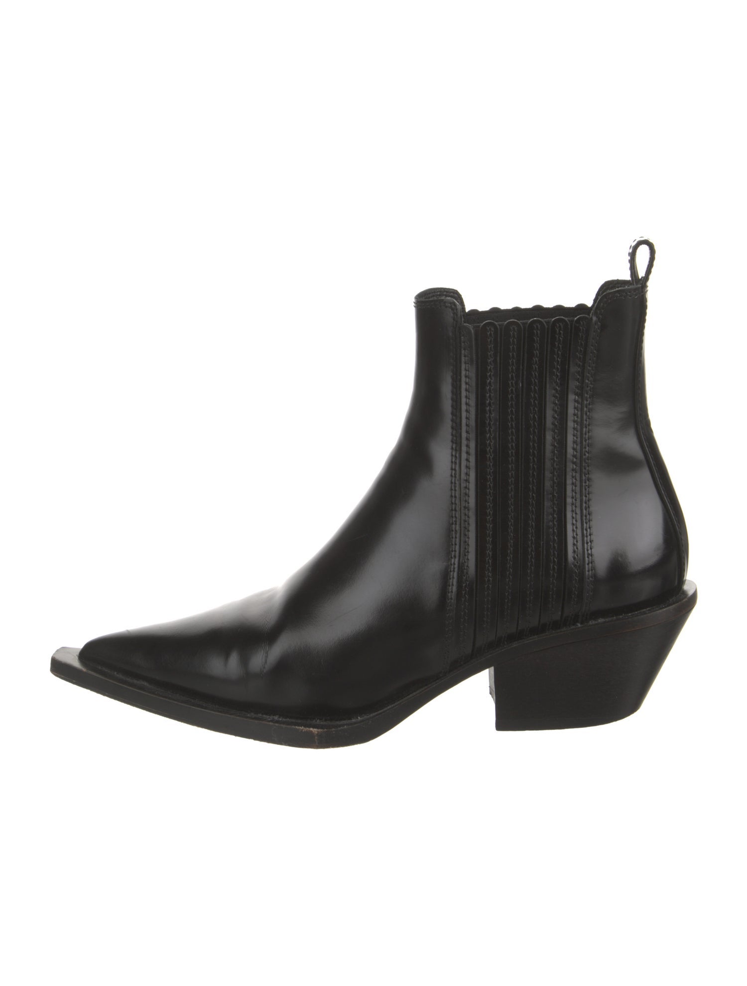Helmut Lang Leather Chelsea Boots