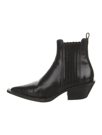 Helmut Lang Leather Chelsea Boots