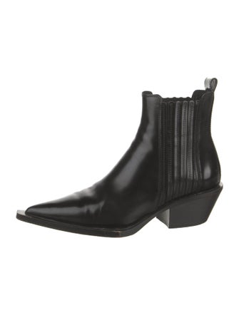 Helmut Lang Leather Chelsea Boots