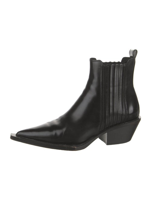 Helmut Lang Leather Chelsea Boots