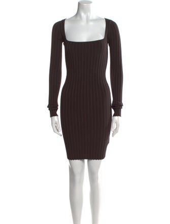 Helmut Lang Square Neckline Mini Dress