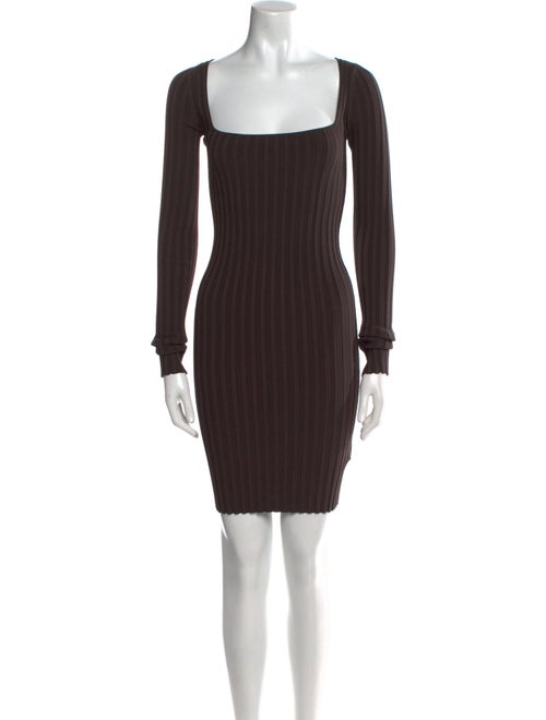 Helmut Lang Square Neckline Mini Dress
