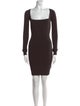 Helmut Lang Square Neckline Mini Dress