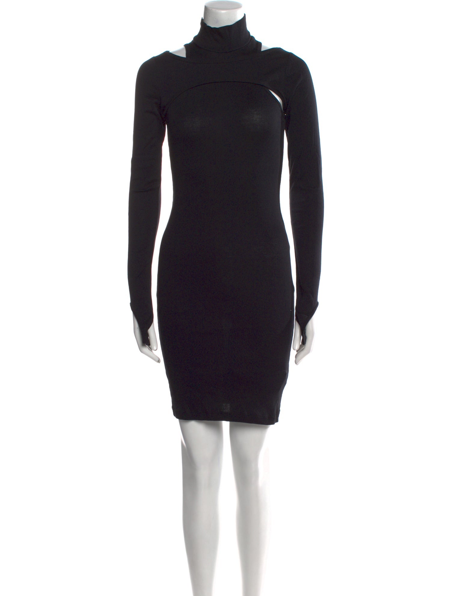 Helmut Lang Turtleneck Mini Dress