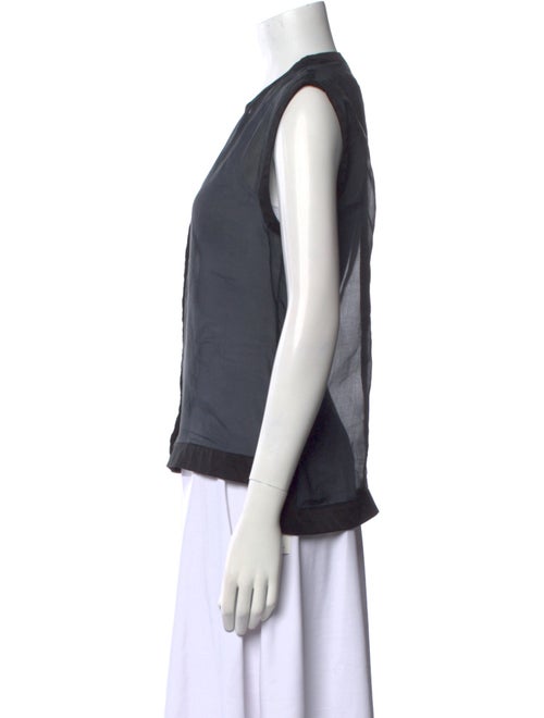 Helmut Lang V-Neck Sleeveless Blouse