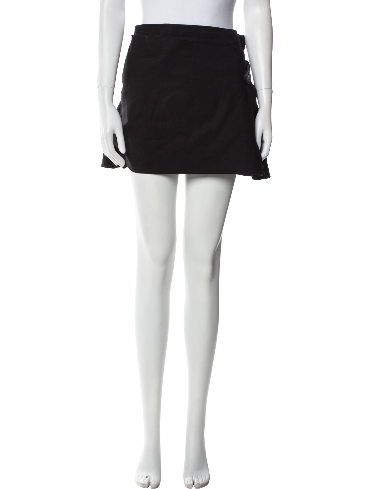 Helmut Lang Virgin Wool Mini Skirt
