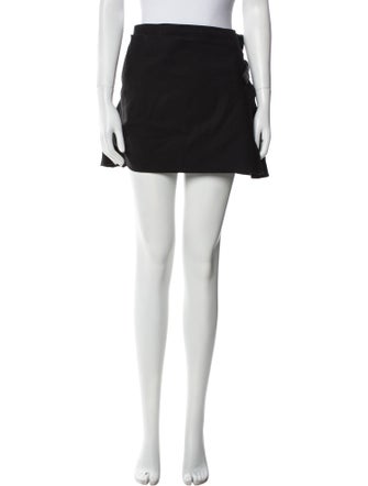 Helmut Lang Virgin Wool Mini Skirt