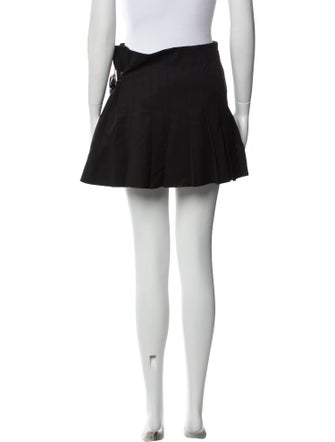 Helmut Lang Virgin Wool Mini Skirt