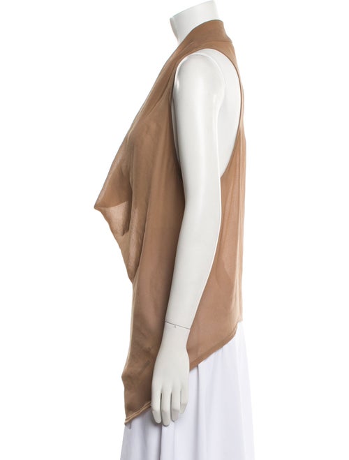 Helmut Lang Cowl Neck Sleeveless Tunic