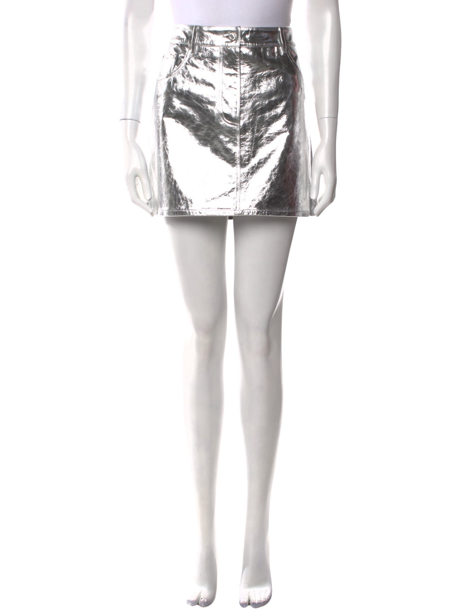 Helmut Lang Leather Mini Skirt w/ Tags