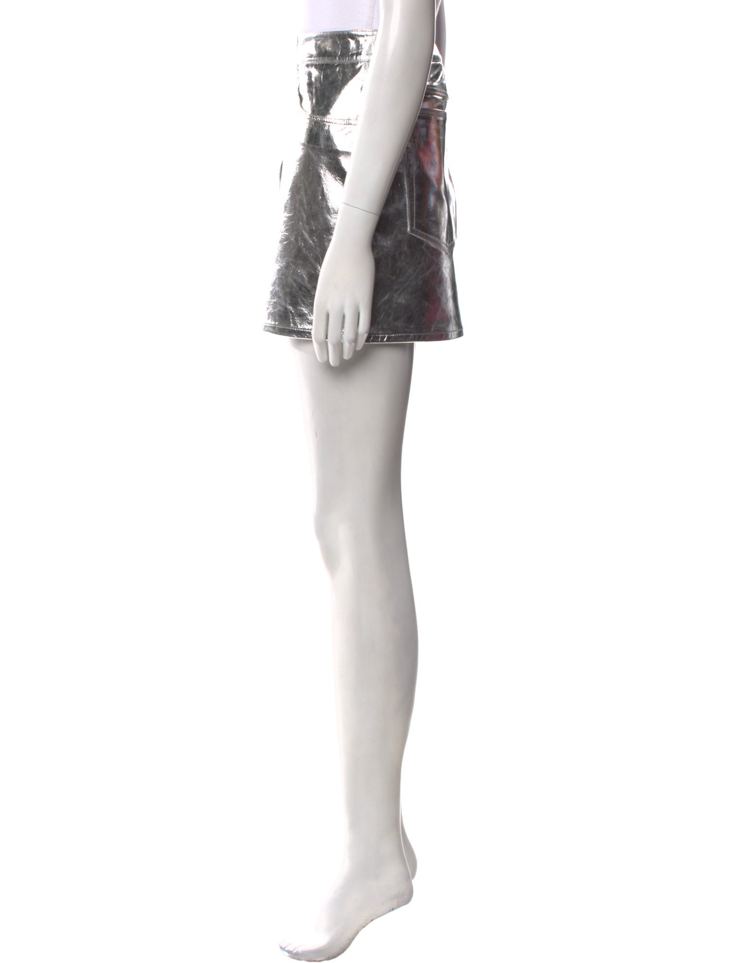 Helmut Lang Leather Mini Skirt w/ Tags