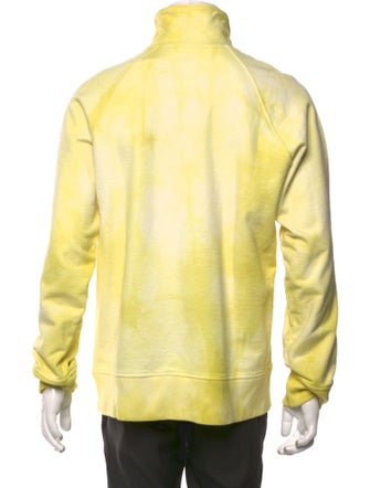 Helmut Lang Tie-Dye Print Mock Neck Sweatshirt