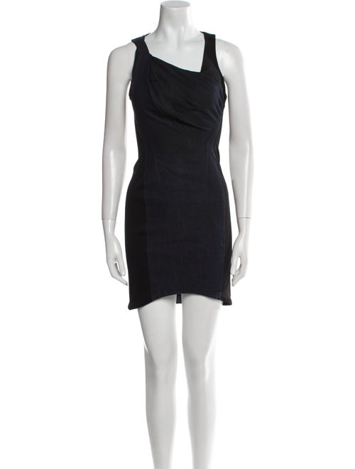 Helmut Lang Square Neckline Mini Dress