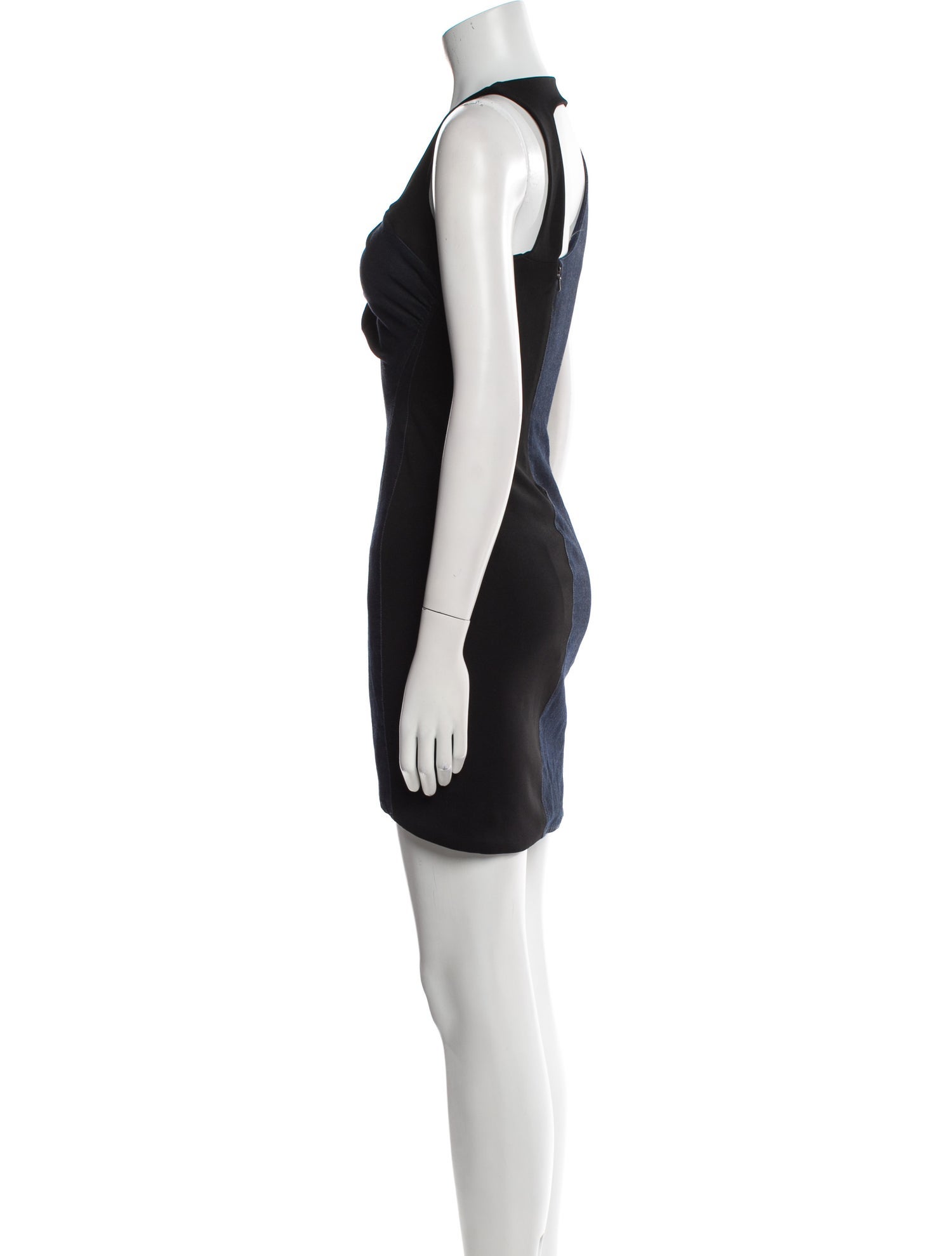 Helmut Lang Square Neckline Mini Dress
