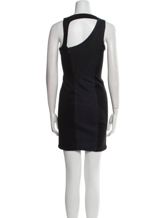 Helmut Lang Square Neckline Mini Dress
