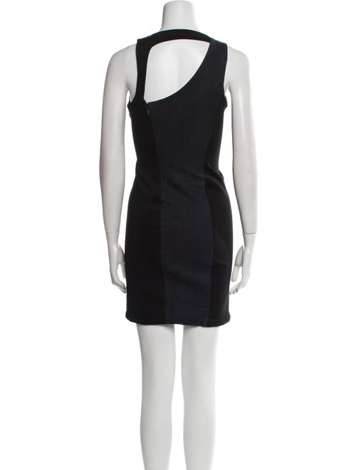 Helmut Lang Square Neckline Mini Dress