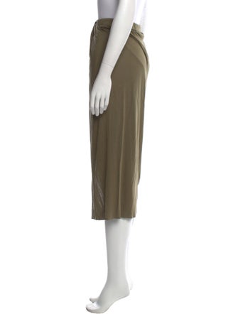 Helmut Lang Cutout Accent Midi Length Skirt