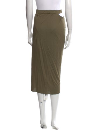 Helmut Lang Cutout Accent Midi Length Skirt