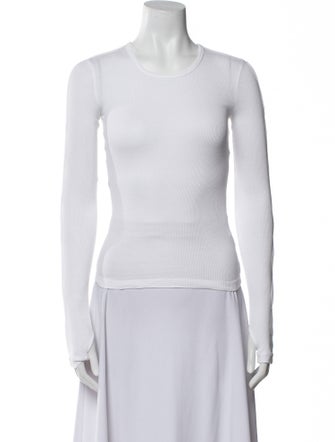 Helmut Lang Crew Neck Long Sleeve Top