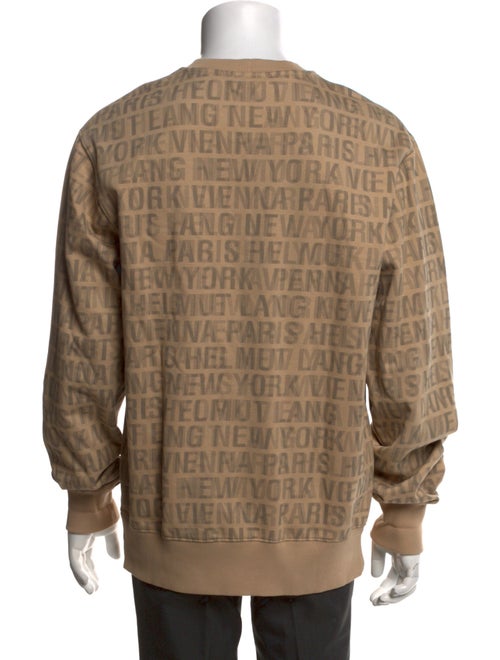Helmut Lang Printed Crew Neck Sweatshirt
