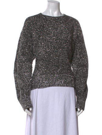Helmut Lang Printed Scoop Neck Sweatshirt