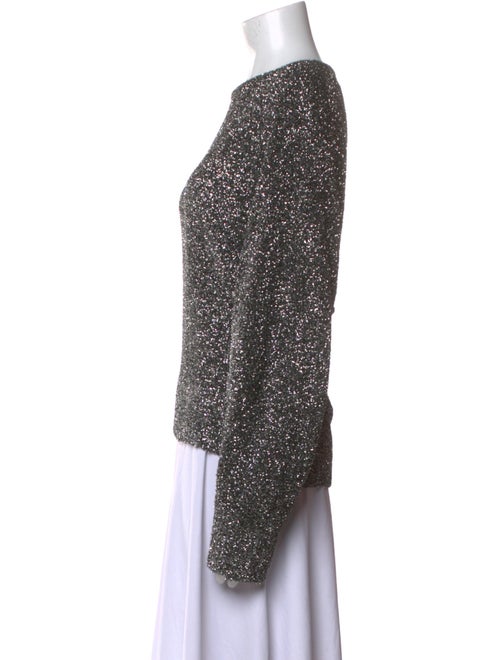 Helmut Lang Printed Scoop Neck Sweatshirt