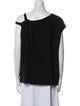 Helmut Lang Bateau Neckline Short Sleeve Top