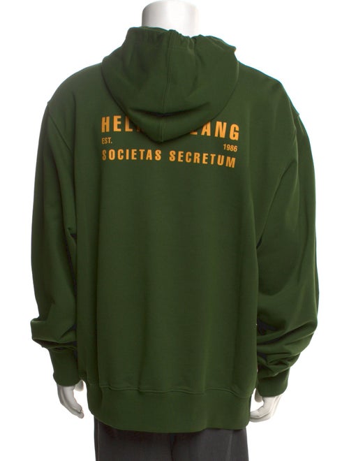 Helmut Lang Graphic Print Crew Neck Hoodie