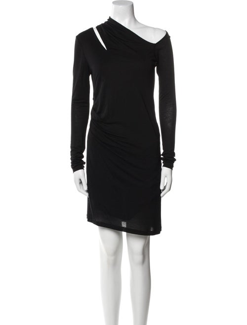 Helmut Lang One-Shoulder Mini Dress