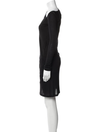 Helmut Lang One-Shoulder Mini Dress