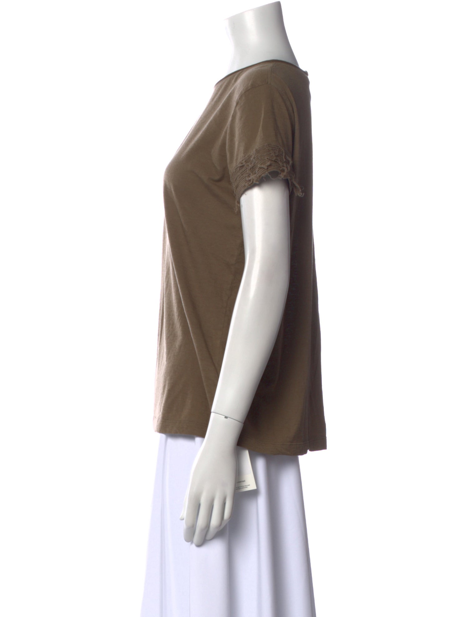 Helmut Lang Scoop Neck Short Sleeve T-Shirt