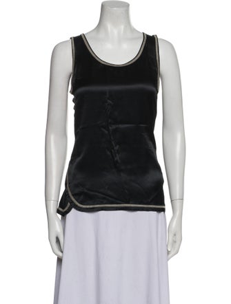 Helmut Lang Scoop Neck Sleeveless Top