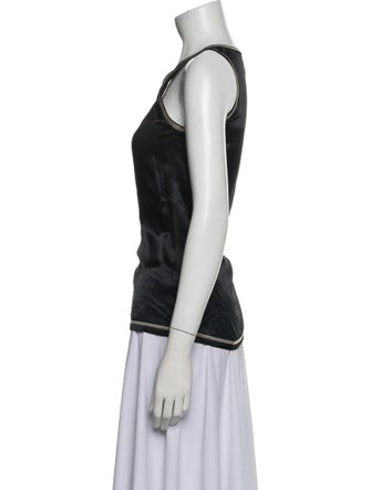 Helmut Lang Scoop Neck Sleeveless Top
