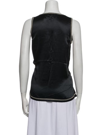 Helmut Lang Scoop Neck Sleeveless Top