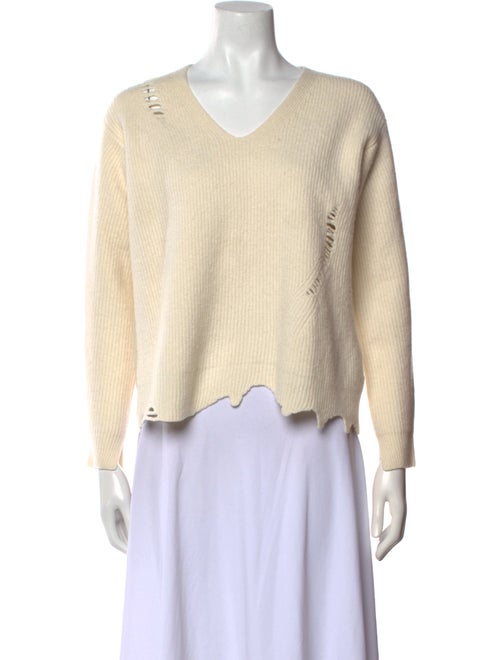 Helmut Lang Wool V-Neck Sweater