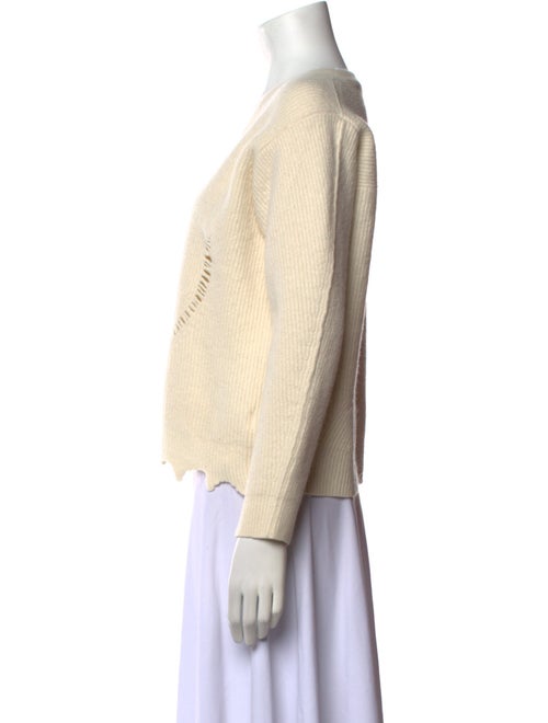 Helmut Lang Wool V-Neck Sweater