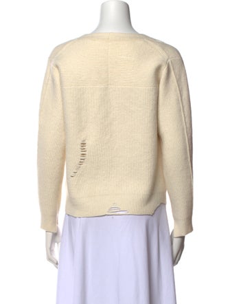Helmut Lang Wool V-Neck Sweater