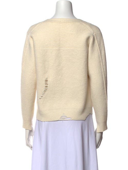 Helmut Lang Wool V-Neck Sweater