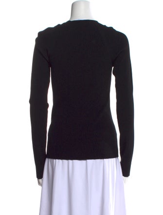 Helmut Lang One-Shoulder Long Sleeve Top