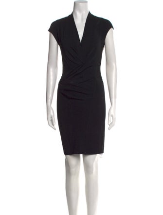 Helmut Lang V-Neck Mini Dress