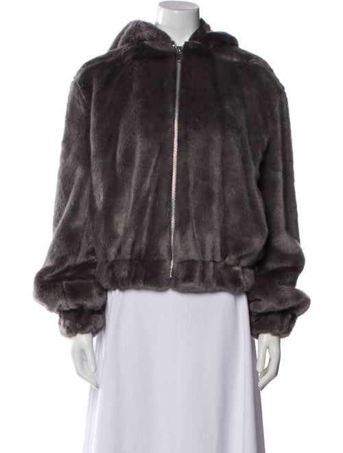 Helmut Lang Faux Fur Coat