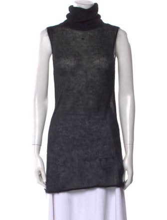 Helmut Lang Mohair Turtleneck Sweater