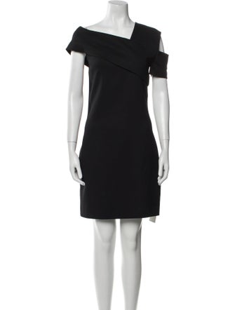 Helmut Lang Virgin Wool Mini Dress